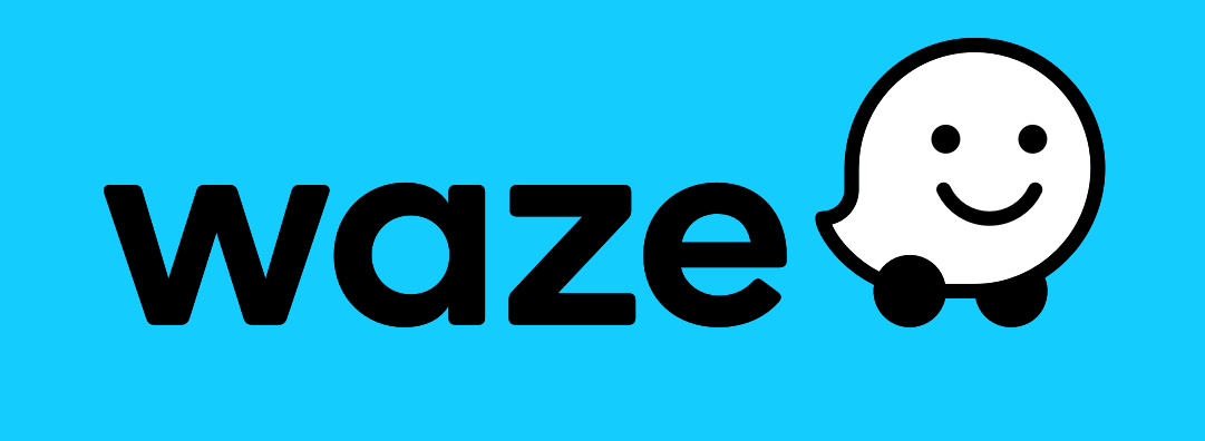 Waze logo.